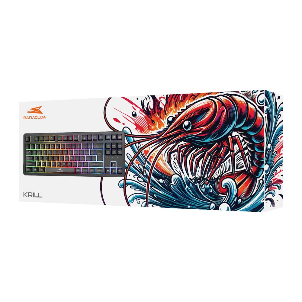 Baracuda KRILL RGB | Tenkeyless Bedraad Gaming Toetsenbord | QWERTY | Zwart – 4 Baracuda KRILL RGB | Tenkeyless Bedraad Gaming Toetsenbord | QWERTY | Zwart – 4