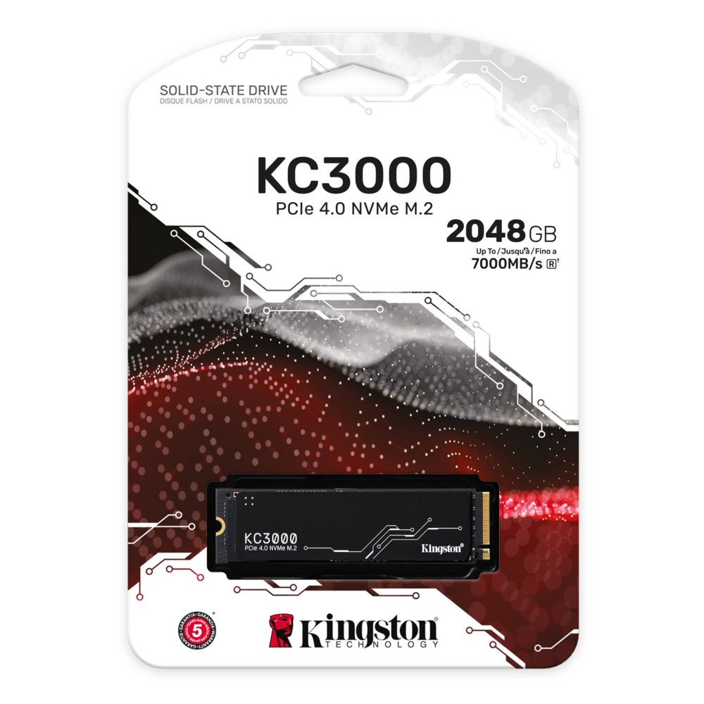 Kingston KC3000 | 2TB NVMe SSD | M.2 Gen4 | 7.000MB/s Lezen | 7.000MB/s Schrijven | RENEWED – 1 Kingston KC3000 | 2TB NVMe SSD | M.2 Gen4 | 7.000MB/s Lezen | 7.000MB/s Schrijven | RENEWED – 1