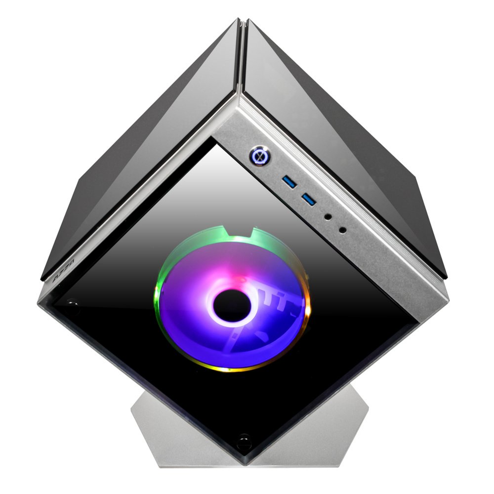 Azza Cube Case Mini 805 | Zilver – 2 Azza Cube Case Mini 805 | Zilver – 2