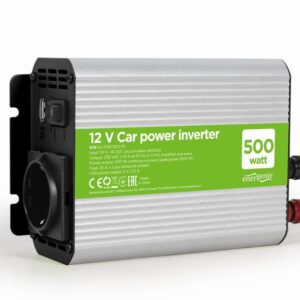 Gembird EG-PWC500-01 netvoeding & inverter Auto 500 W Grijs