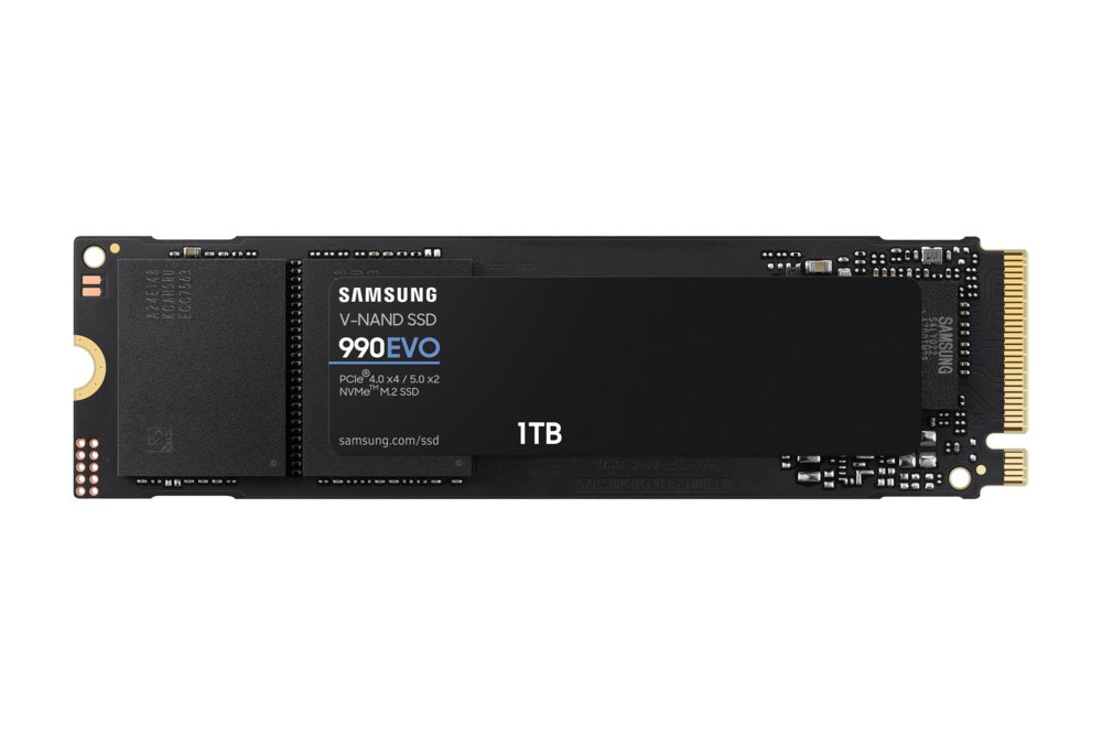 Samsung 990 EVO | 1TB NVMe SSD | M.2 Gen4 | 5.000 MB/s Lezen | 4.200 MB/s Schrijven – 0 Samsung 990 EVO | 1TB NVMe SSD | M.2 Gen4 | 5.000 MB/s Lezen | 4.200 MB/s Schrijven – 0