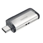 SanDisk Ultra Dual Drive USB Type-C USB flash drive 128 GB USB Type-A / USB Type-C 3.2 Gen 1 (3.1 Gen 1) Zwart, Zilver