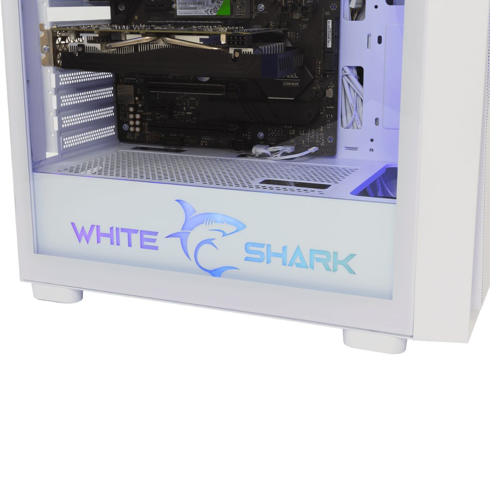 White Shark WARHEAD | Midi Tower Case | Inclusief 4 RGB Fans | Wit – 5