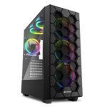 Sharkoon RGB HEX | Mid Tower Behuizing | Zwart | Met RGB-verlichting