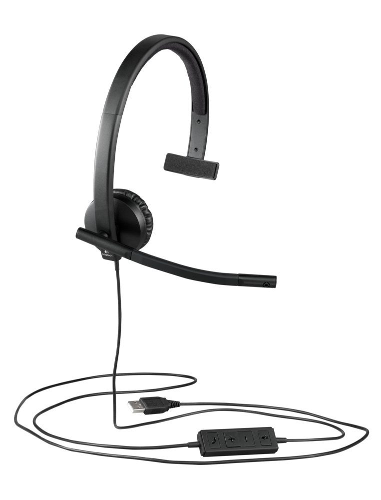 Logitech H570e | Bedrade On-ear Mono Headset | USB-A | Zwart – 3 Logitech H570e | Bedrade On-ear Mono Headset | USB-A | Zwart – 3