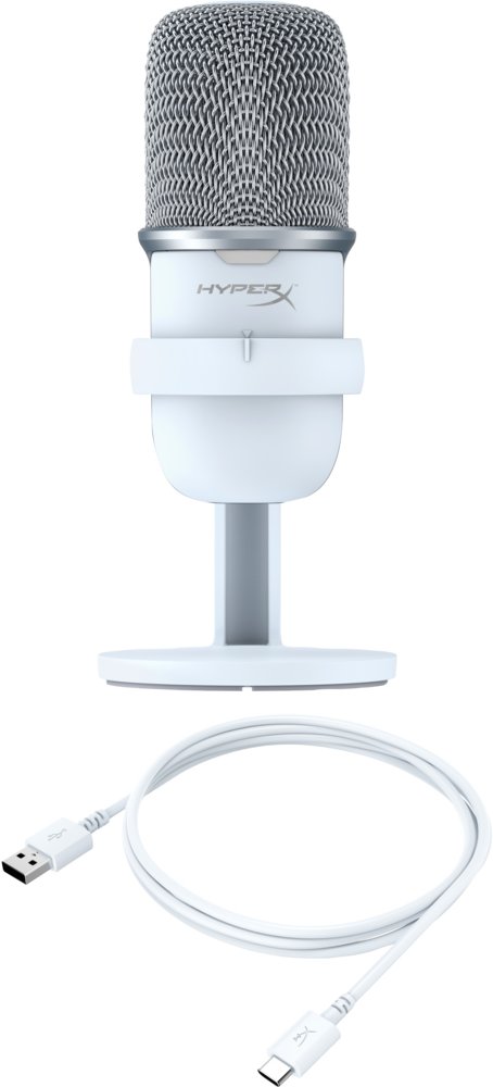 HyperX SoloCast | USB-microfoon | Voor pc en console | Wit – 6 HyperX SoloCast | USB-microfoon | Voor pc en console | Wit – 6