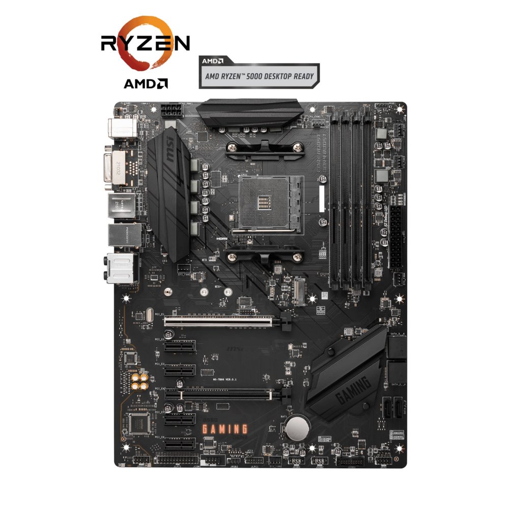 MSI B550 GAMING GEN3 | Socket AM4 | Intel B550 | 4xDDR4 | ATX | Moederbord – 1 MSI B550 GAMING GEN3 | Socket AM4 | Intel B550 | 4xDDR4 | ATX | Moederbord – 1