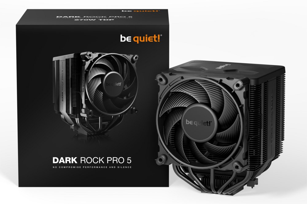 be quiet! Dark Rock Pro 5 | 270W TDP | 168mm | CPU Luchtkoeler – 6 be quiet! Dark Rock Pro 5 | 270W TDP | 168mm | CPU Luchtkoeler – 6