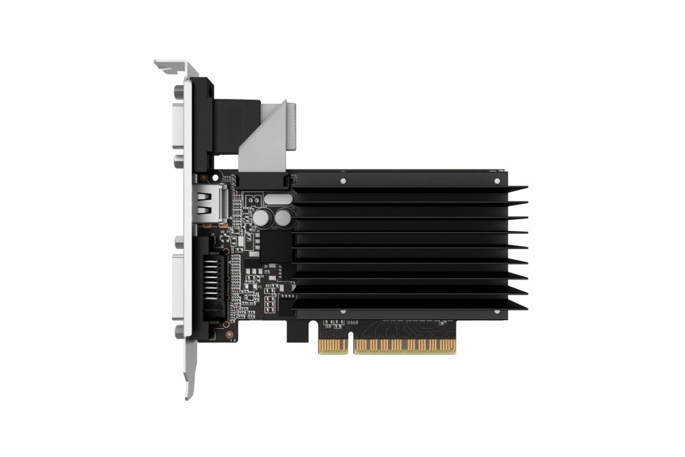 Palit GeForce GT 710 | 2GB GDDR3 VRAM | Passieve Koeling | Low Profile | Videokaart | GPU | NVIDIA – 1 Palit GeForce GT 710 | 2GB GDDR3 VRAM | Passieve Koeling | Low Profile | Videokaart | GPU | NVIDIA – 1
