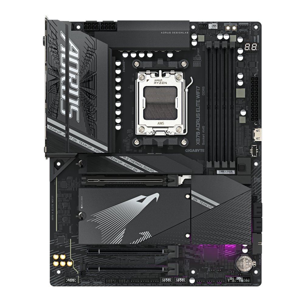 Gigabyte X870 A ELITE WIFI7 | Socket AM5 | AMD X870 | 4xDDR5 | ATX | Moederbord – 5