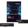 Samsung 990 PRO | 4TB NVMe SSD | M.2 Gen4 | 7.450 MB/s Lezen | 6.900 MB/s Schrijven – 7