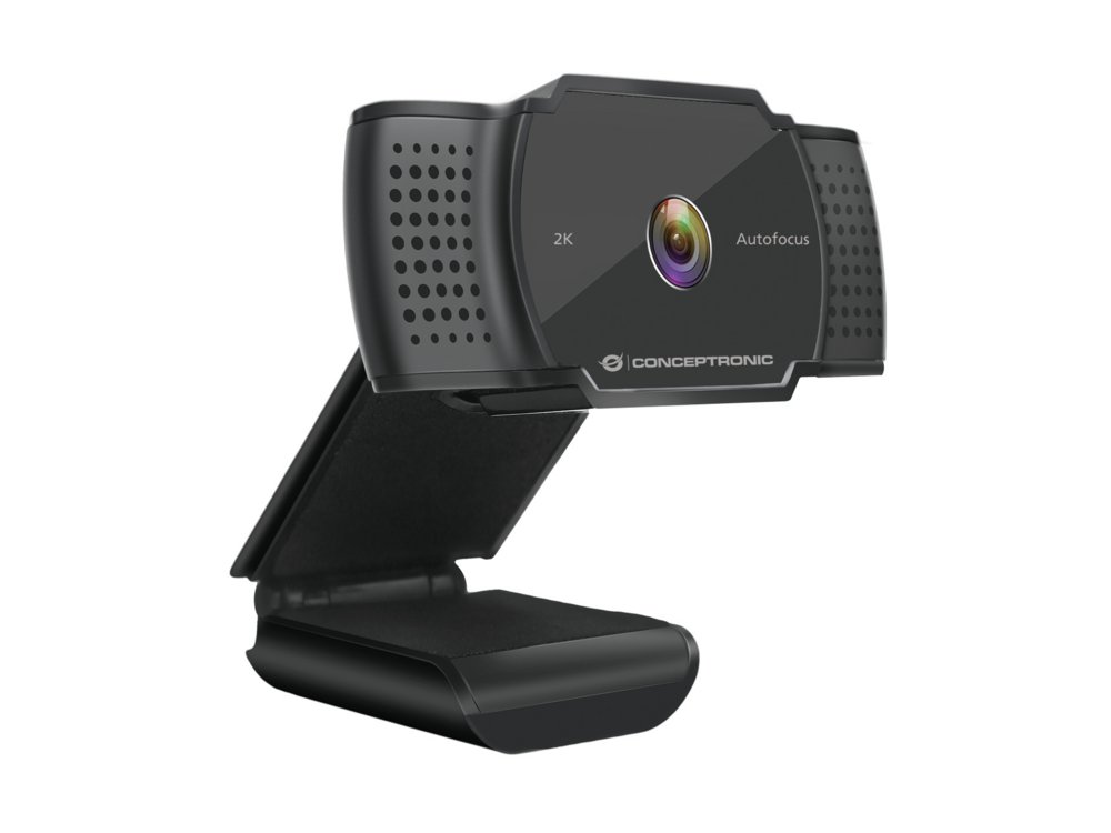 Conceptronic AMDIS02B | 2K Super HD Webcam | 5MP | 2592×1944 @30FPS | Autofocus | USB 2.0 | Ingebouwde Microfoon – 0