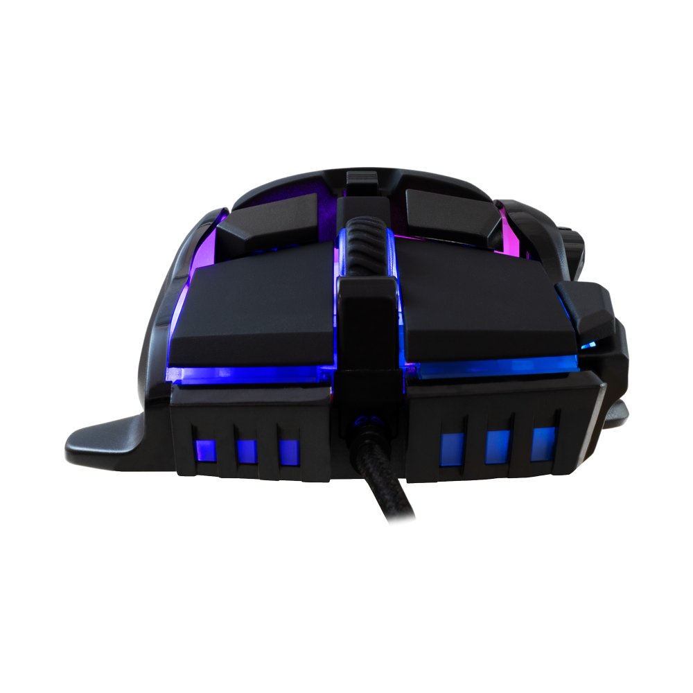 Baracuda PIRANHA RGB | Bedrade Gaming Muis | USB-A | 7200 DPI | Zwart – 1