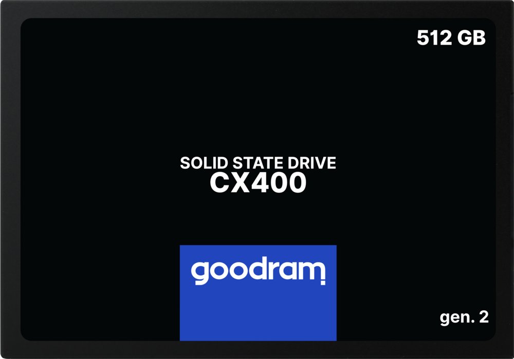 Goodram CX400 | 512GB SATA SSD | 2.5” | 550MB/s Lezen | 500MB/s Schrijven – 1 Goodram CX400 | 512GB SATA SSD | 2.5” | 550MB/s Lezen | 500MB/s Schrijven – 1