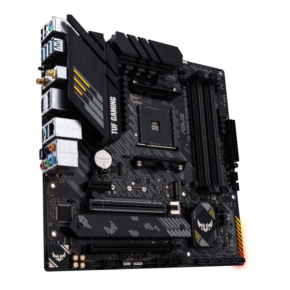 ASUS TUF GAMING B550M-PLUS WIFI II | Socket AM4 | AMD B550 | 4xDDR4 | Micro-ATX | Moederbord – 2