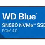 Western Digital Blue SN580 | 1TB NVMe SSD | M.2 Gen4 | 4.150MB/s Lezen | 4.150MB/s Schrijven