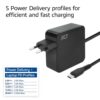 ACT AC2010 | Universele USB-C Notebook Lader | 65 Watt PDP | 2 Meter – 3