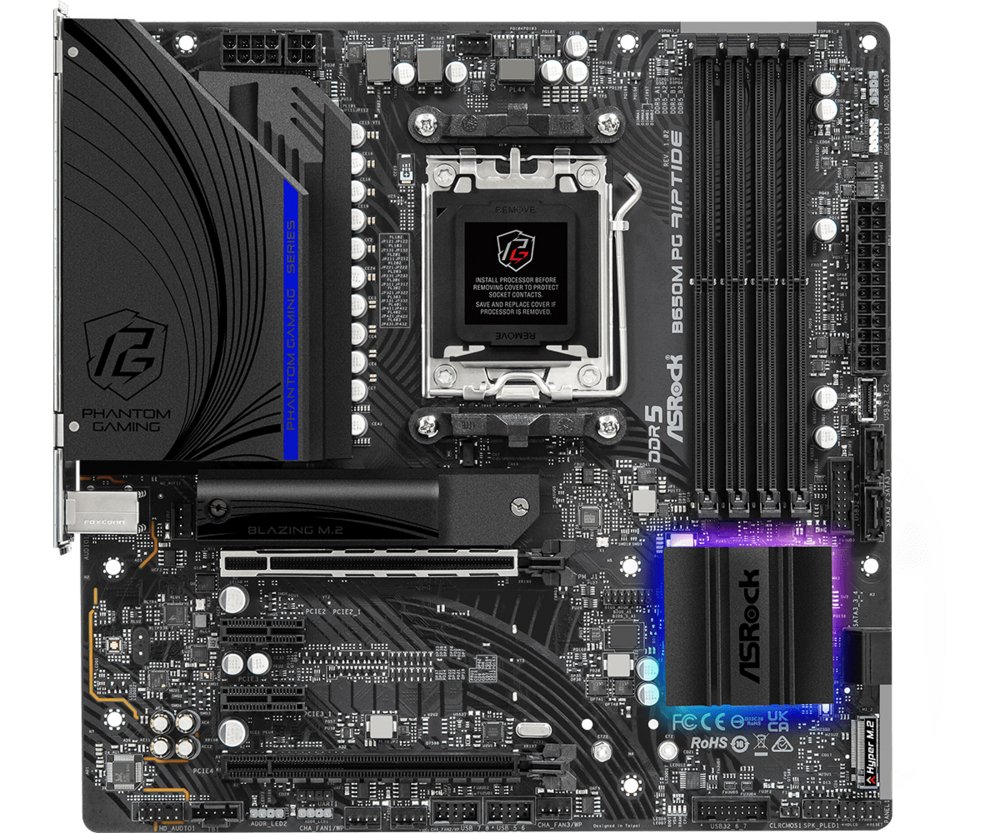 Asrock B650M PG Riptide | Socket AM5 | AMD B650 | 4xDDR5 | Micro-ATX | Moederbord | Renewed – 0 Asrock B650M PG Riptide | Socket AM5 | AMD B650 | 4xDDR5 | Micro-ATX | Moederbord | Renewed – 0