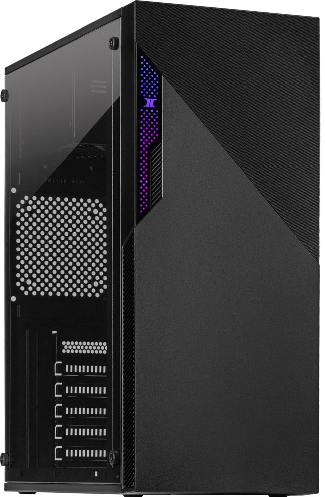 Inter-Tech A-303 Slant | Midi Tower | Zwart – 0 Inter-Tech A-303 Slant | Midi Tower | Zwart – 0