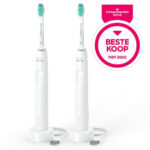 Philips 3000 series 3100 series HX3675/13 2x Sonische, elektrische tandenborstels - Wit