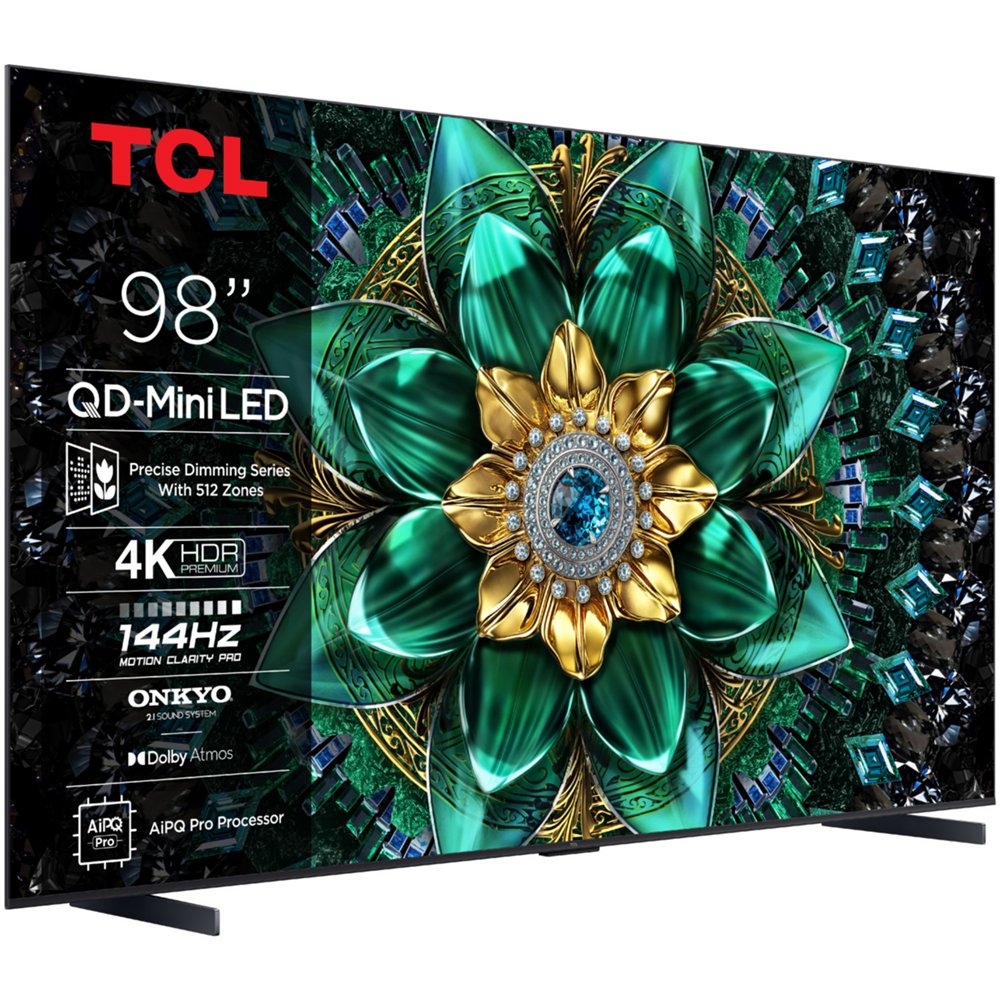 TCL 98Q6C 98″ | 4K Ultra HD QD-MiniLED Smart TV | Google TV + Wifi | Dolby Vision | Quantum Dot | 120Hz – 3