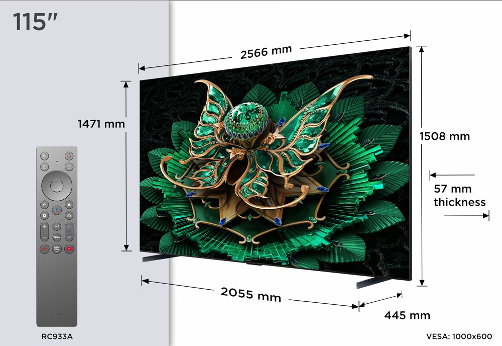 TCL 115C7K | 115″ 4K Ultra HD QD-MiniLED | 120Hz | Google TV | HDMI 2.1 | Dolby Vision IQ | Smart TV – 2 TCL 115C7K | 115″ 4K Ultra HD QD-MiniLED | 120Hz | Google TV | HDMI 2.1 | Dolby Vision IQ | Smart TV – 2