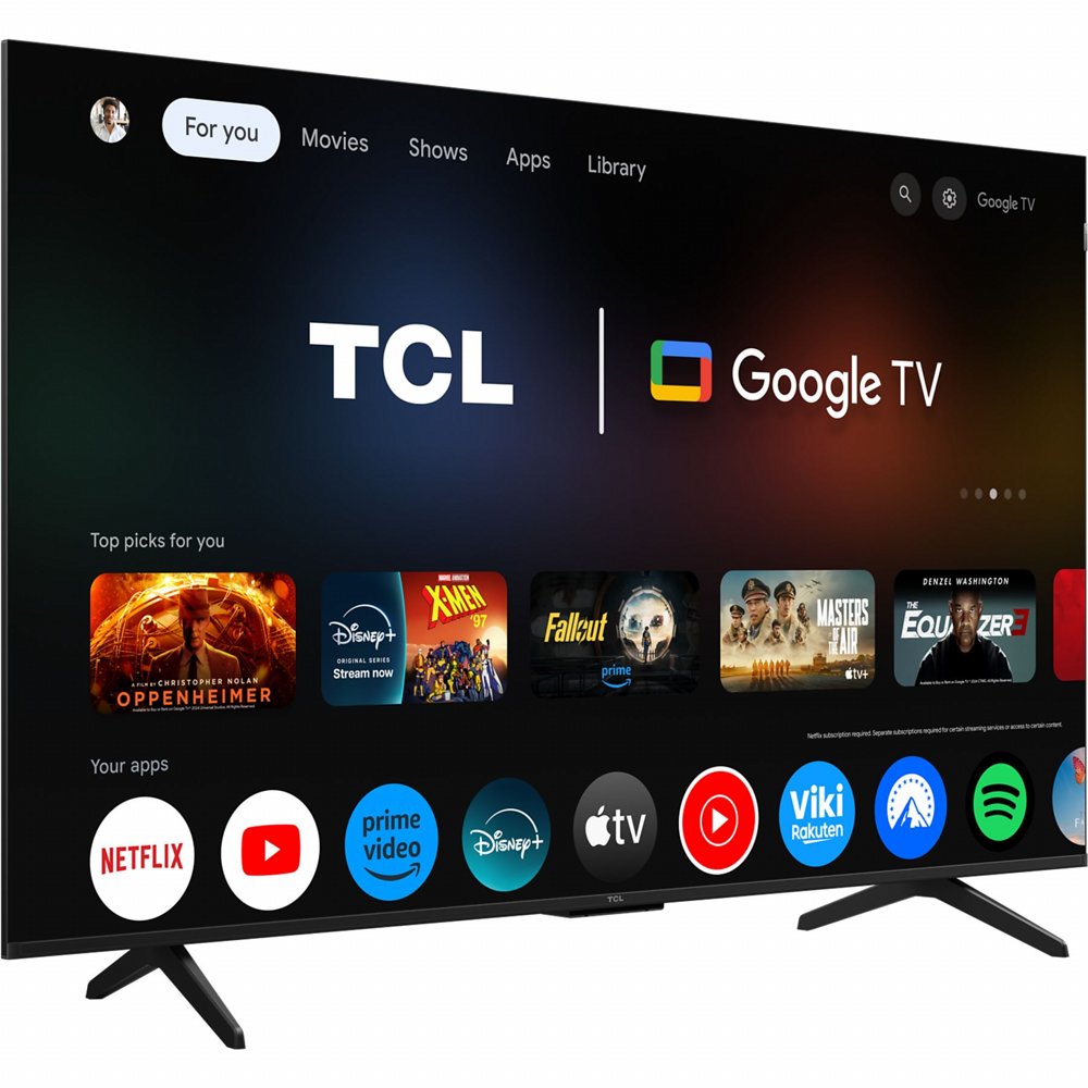 TCL 55T69C | 55” Ultra HD 4K | QLED Smart TV | Google TV | Dolby Vision | HDMI 2.1 | 60Hz – 6