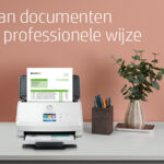HP Scanjet Pro N4000 snw1 Sheet-feed Scanner Paginascanner 600 x 600 DPI A4 Zwart, Wit