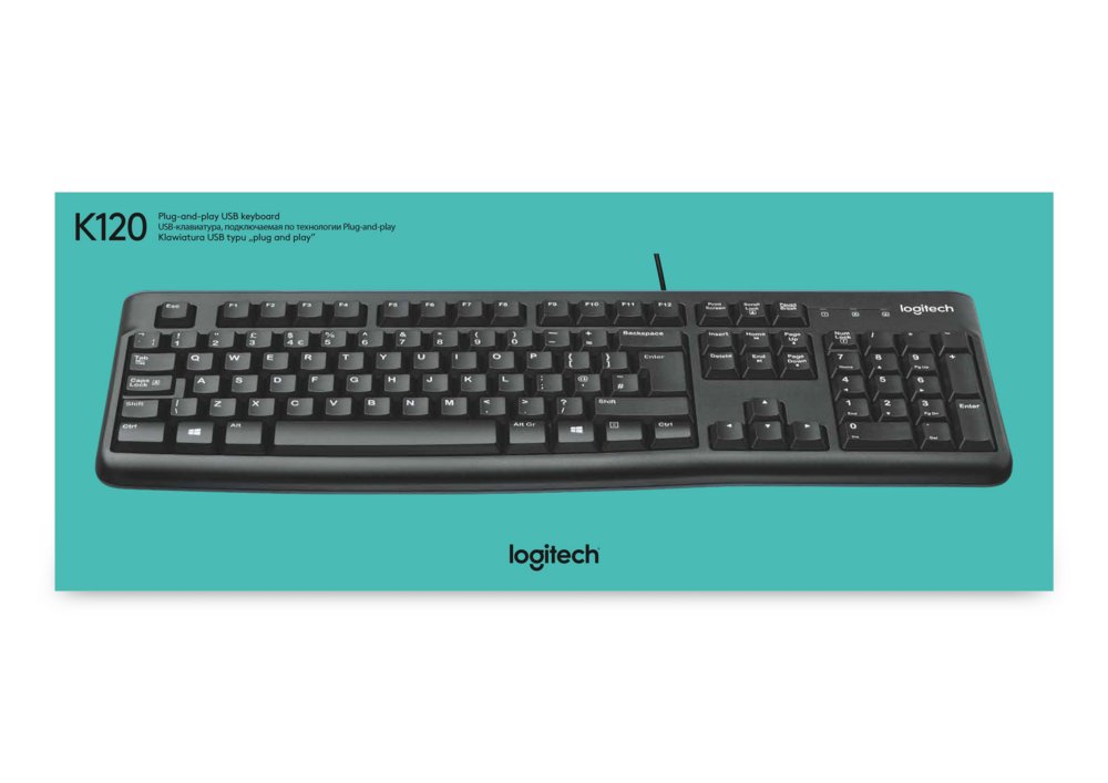 Logitech Keyboard K120 | Zakelijk Bedraad Toetsenbord | QWERTY – 9