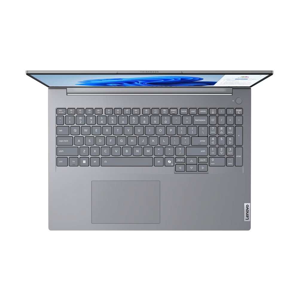 Lenovo ThinkBook 16 G8 | 16″ WUXGA IPS (1920×1200) | Intel Core Ultra 5 225U | 16GB DDR5 RAM | 512GB SSD | Windows 11 Professional | Grijs – 12