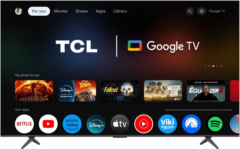 TCL 85T8C | 85″ 4K Ultra HD QD-MiniLED | 144Hz | Google TV | Dolby Vision | HDMI 2.1 | Smart TV – 3