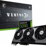 MSI GeForce RTX 5090 Ventus 3X OC | 32 GB GDDR7 VRAM | 4K Gaming & AI | Videokaart | GPU | Nvidia