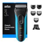 Braun Series 3 3010BT elektrisch scheerapparaat zwart/blauw