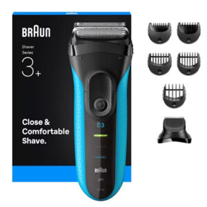 Braun Series 3 3010BT elektrisch scheerapparaat zwart/blauw