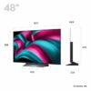 LG OLED48C54LA | 48” OLED evo C5 Smart TV | 4K Ultra HD | 144Hz | WiFi | webOS 25 | Zwart – 7