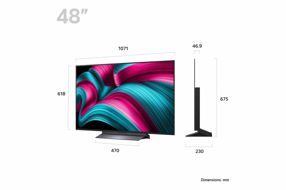 LG OLED48C54LA | 48” OLED evo C5 Smart TV | 4K Ultra HD | 144Hz | WiFi | webOS 25 | Zwart – 7 LG OLED48C54LA | 48” OLED evo C5 Smart TV | 4K Ultra HD | 144Hz | WiFi | webOS 25 | Zwart – 7