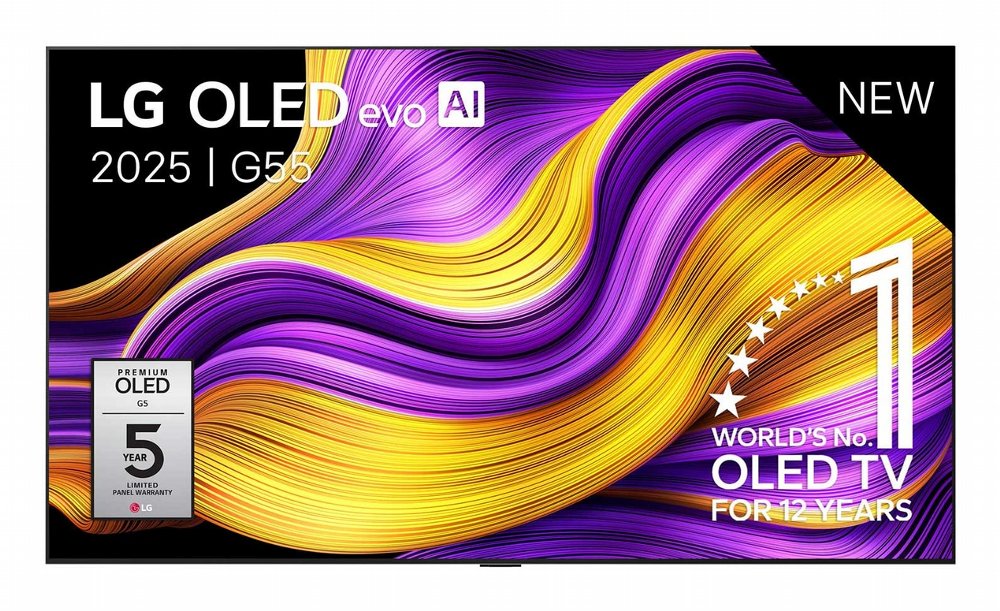 LG OLED55G55LW | 55” OLED evo AI G5 Smart TV | 4K Ultra HD 165Hz | Dolby Vision & Atmos | Zilver | Inclusief muurbeugel – Zonder standaard – 0 LG OLED55G55LW | 55” OLED evo AI G5 Smart TV | 4K Ultra HD 165Hz | Dolby Vision & Atmos | Zilver | Inclusief muurbeugel – Zonder standaard – 0