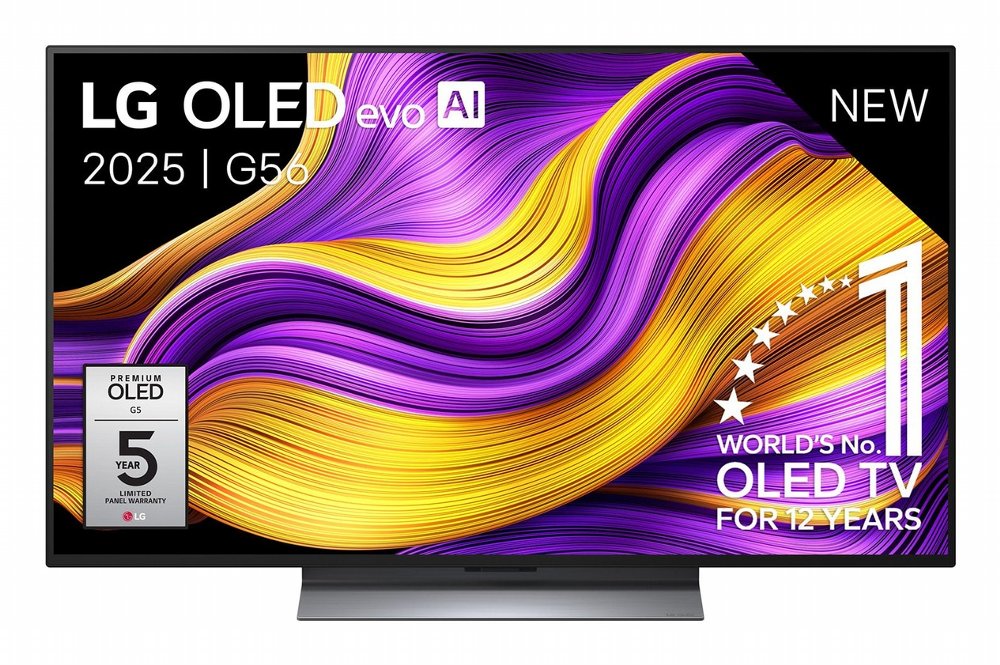 LG OLED48G56LS | 48” OLED evo AI G5 Smart TV | 4K Ultra HD 165Hz | webOS 25 | WiFi | Zwart | Inclusief standaard – 0 LG OLED48G56LS | 48” OLED evo AI G5 Smart TV | 4K Ultra HD 165Hz | webOS 25 | WiFi | Zwart | Inclusief standaard – 0