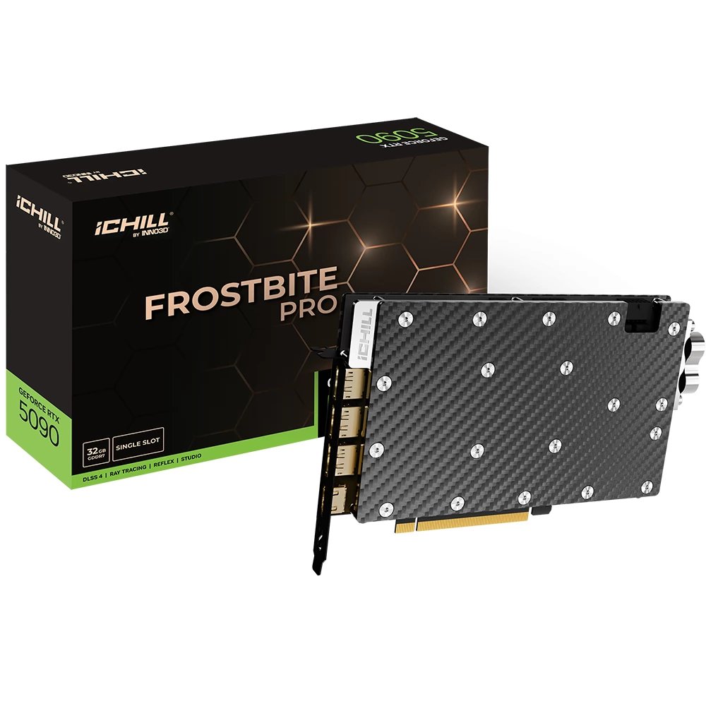 INNO3D iChill GeForce RTX 5090 Frostbite Pro | 32GB GDDR7 | DLSS 4 | Videokaart | Nvidia GPU – 0 INNO3D iChill GeForce RTX 5090 Frostbite Pro | 32GB GDDR7 | DLSS 4 | Videokaart | Nvidia GPU – 0