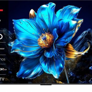 TCL 65P71K 65" | 4K QLED Smart TV | Google TV | Dolby Vision | Zwart
